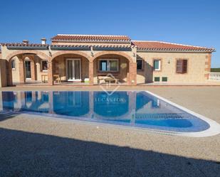 Swimming pool of Country house for sale in Ciutadella de Menorca  with Air Conditioner, Heating and Private garden