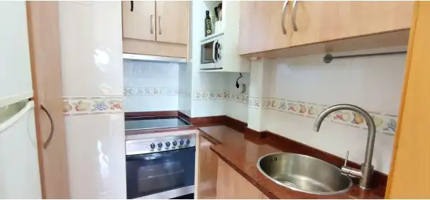 Kitchen of Flat for sale in Dénia  with Air Conditioner, Heating and Private garden