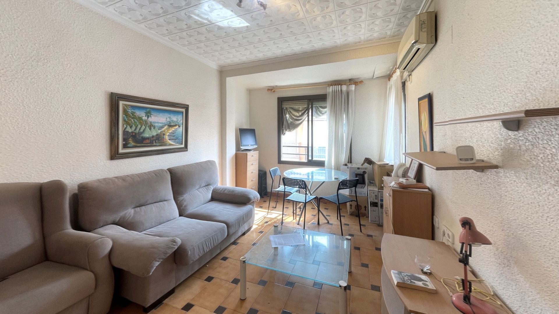 Sala de estar de Piso en venta en San Vicente del Raspeig / Sant Vicent del Raspeig con Aire acondicionado, Calefacción y Horno
