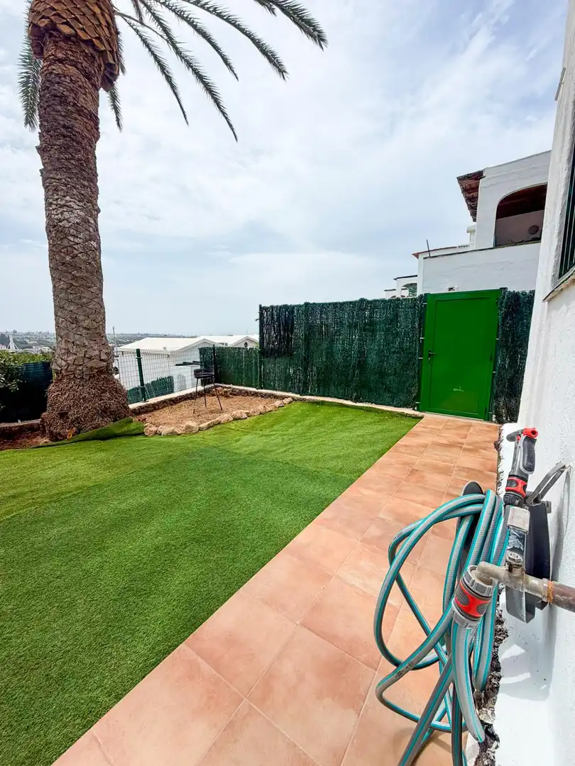 Terrassa de Casa o xalet de lloguer en San Bartolomé de Tirajana amb Aire condicionat, Calefacció i Jardí privat