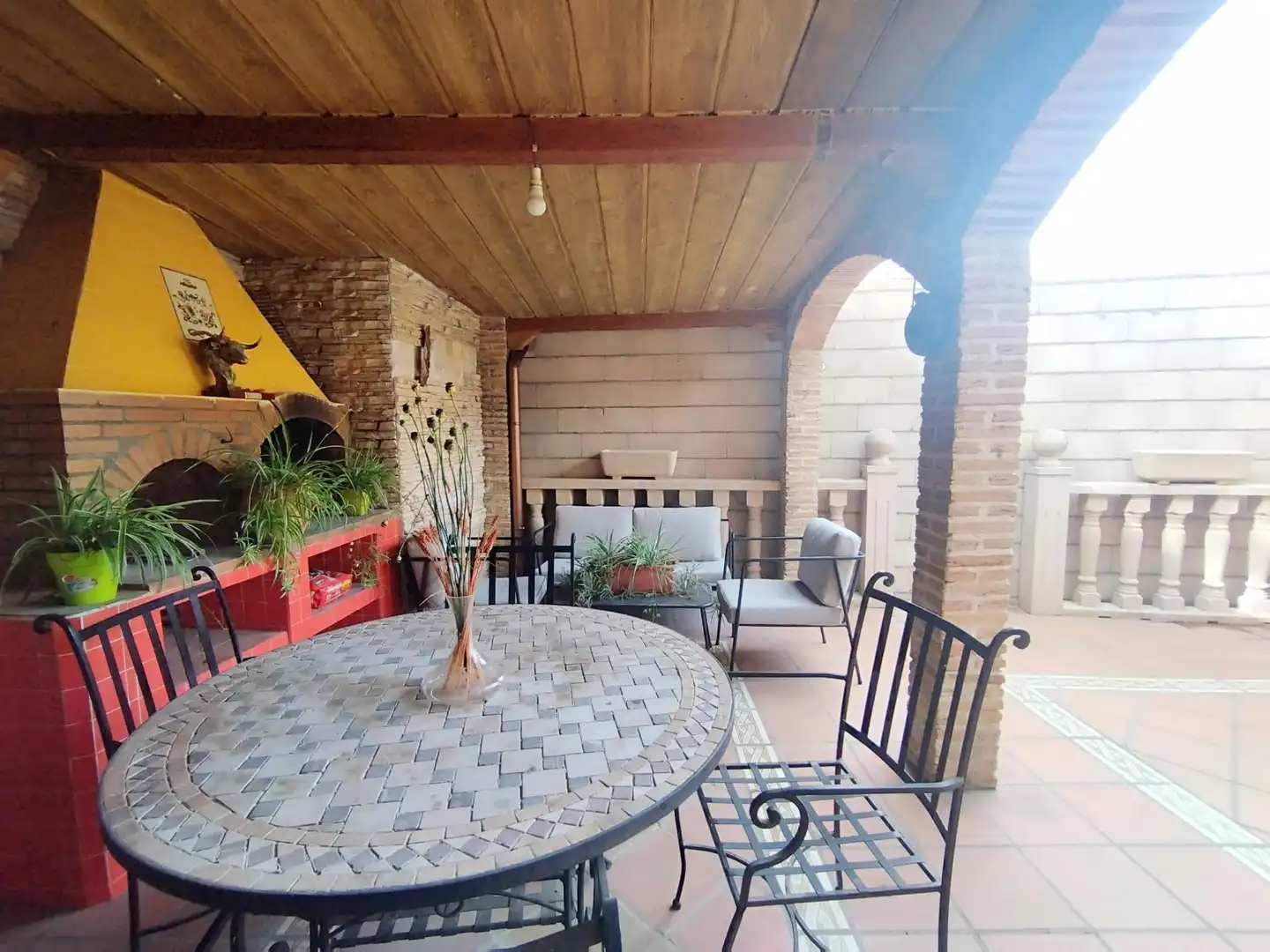 Terrassa de Casa o xalet en venda en Camarma de Esteruelas amb Calefacció i Jardí privat