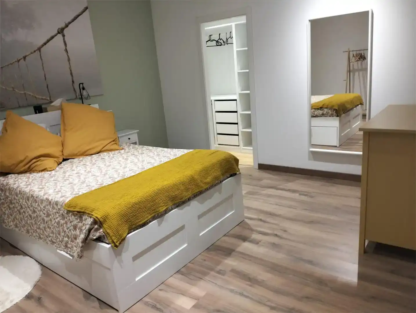Dormitori de Planta baixa de lloguer en Málaga amb Aire condicionat, Parquet i Moblat