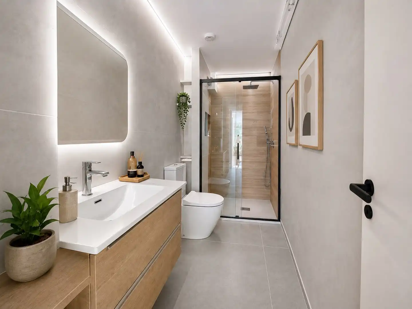 Bathroom of Flat for sale in Castellón de la Plana / Castelló de la Plana  with Air Conditioner, Terrace and Furnished