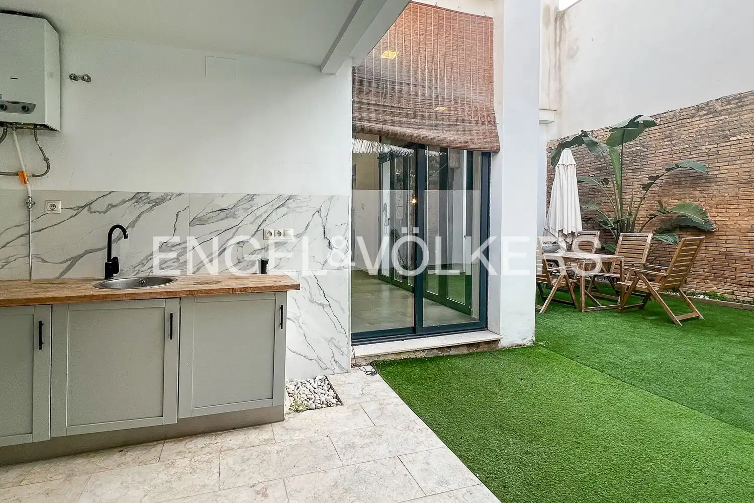 Terrace of Houses for rent in Alfafar  with Air Conditioner, Heating and Private garden