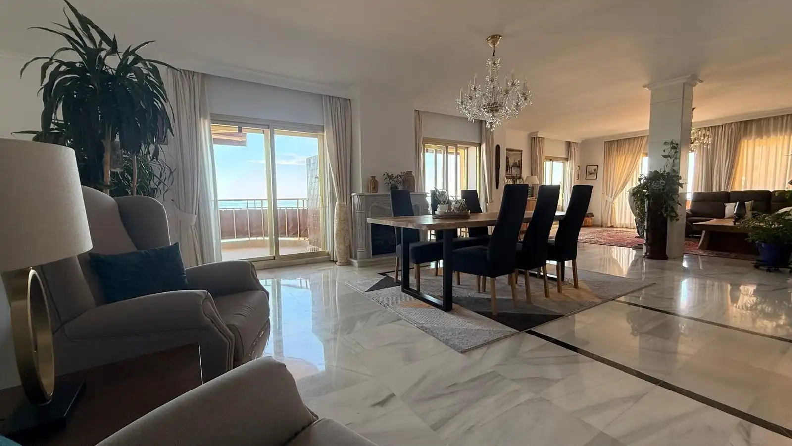 Menjador de Apartament en venda en Fuengirola amb Aire condicionat, Terrassa i Traster