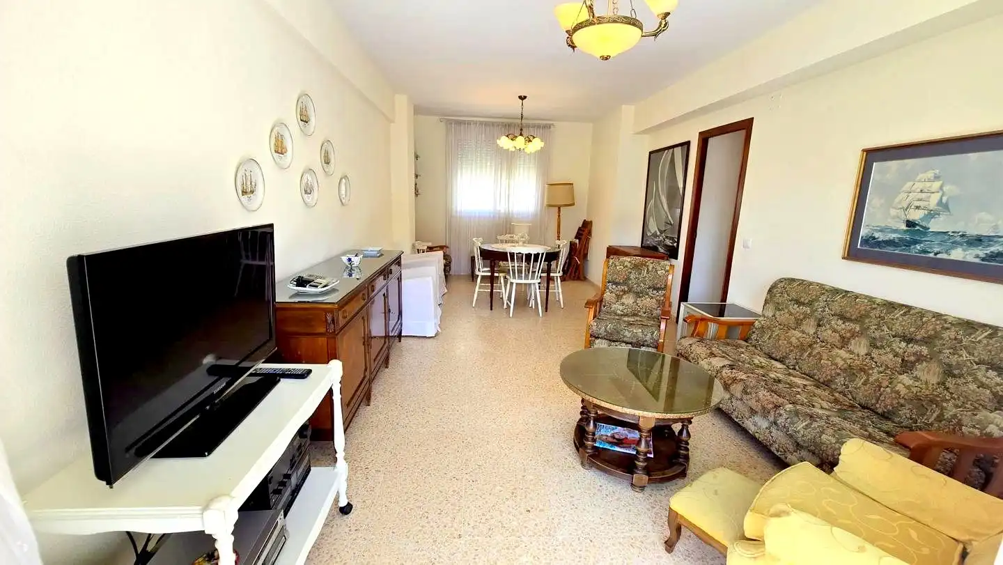 Wohnzimmer von Wohnungen zum Verkauf in Gandia mit Klimaanlage, Terrasse und Möbliert