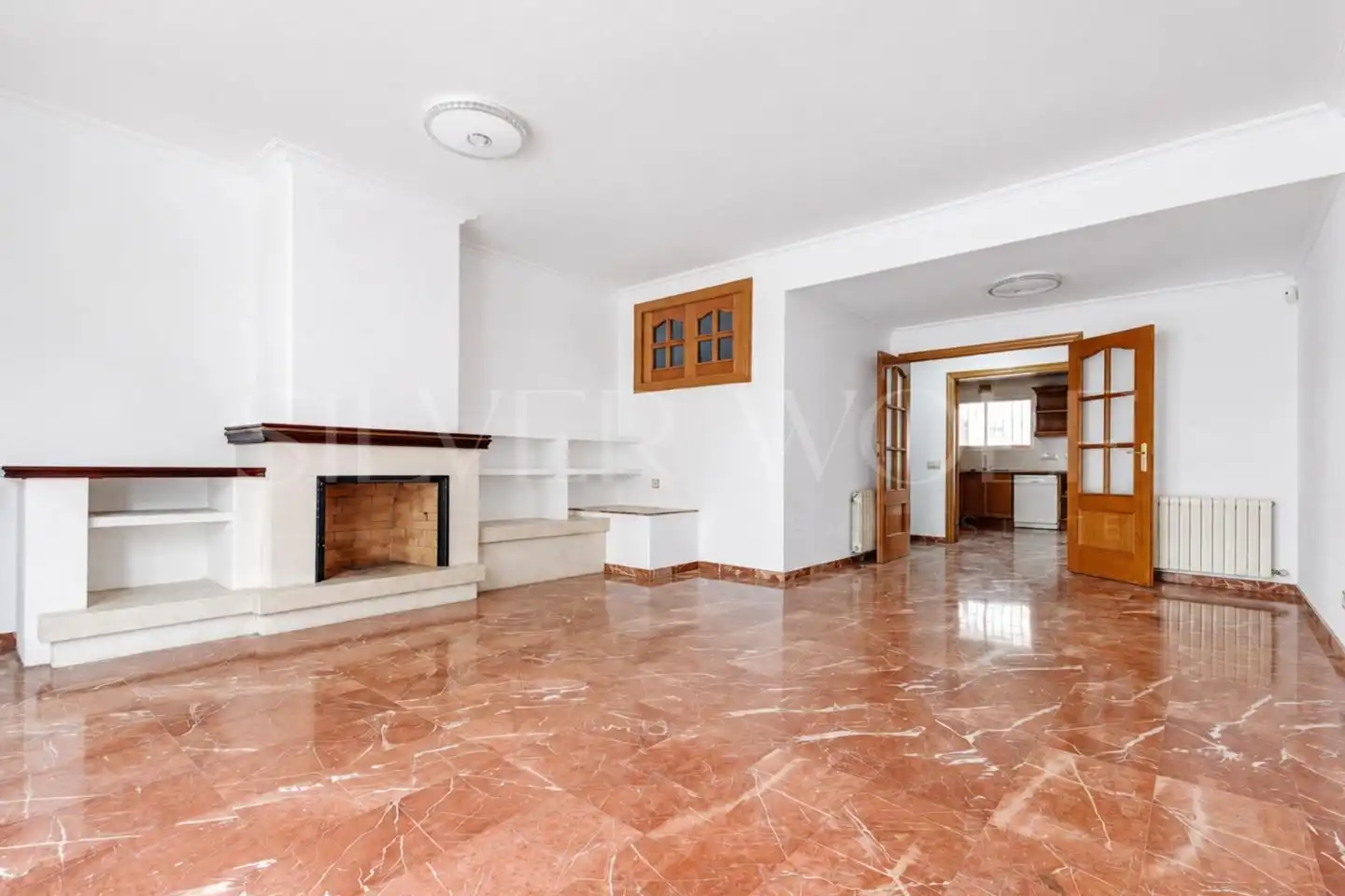 Sala de estar de Casa adosada en venta en El Prat de Llobregat con Aire acondicionado, Calefacción y Terraza