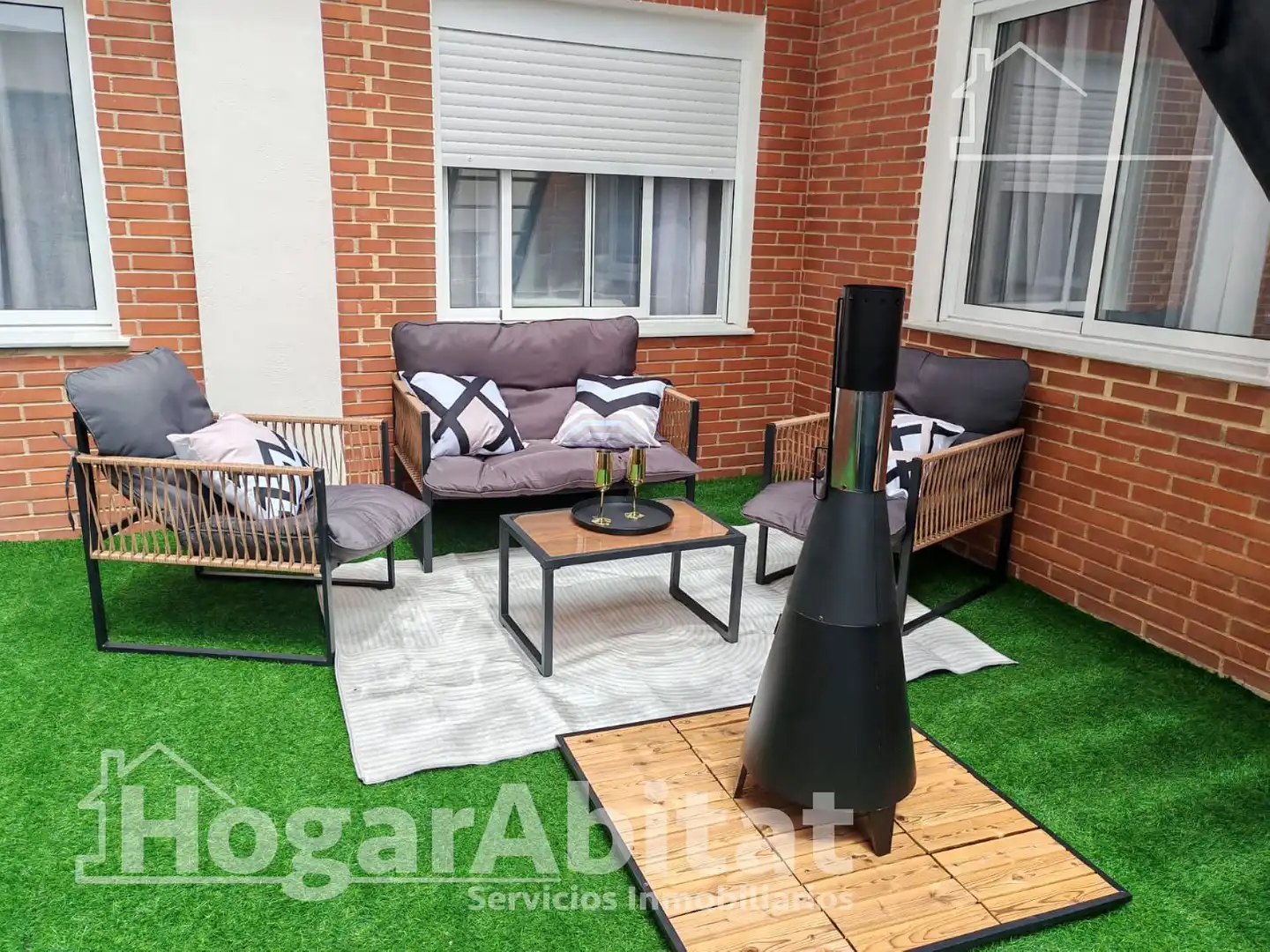 Terrace of Attic for sale in Picassent  with Parquet flooring, Terrace and Furnished