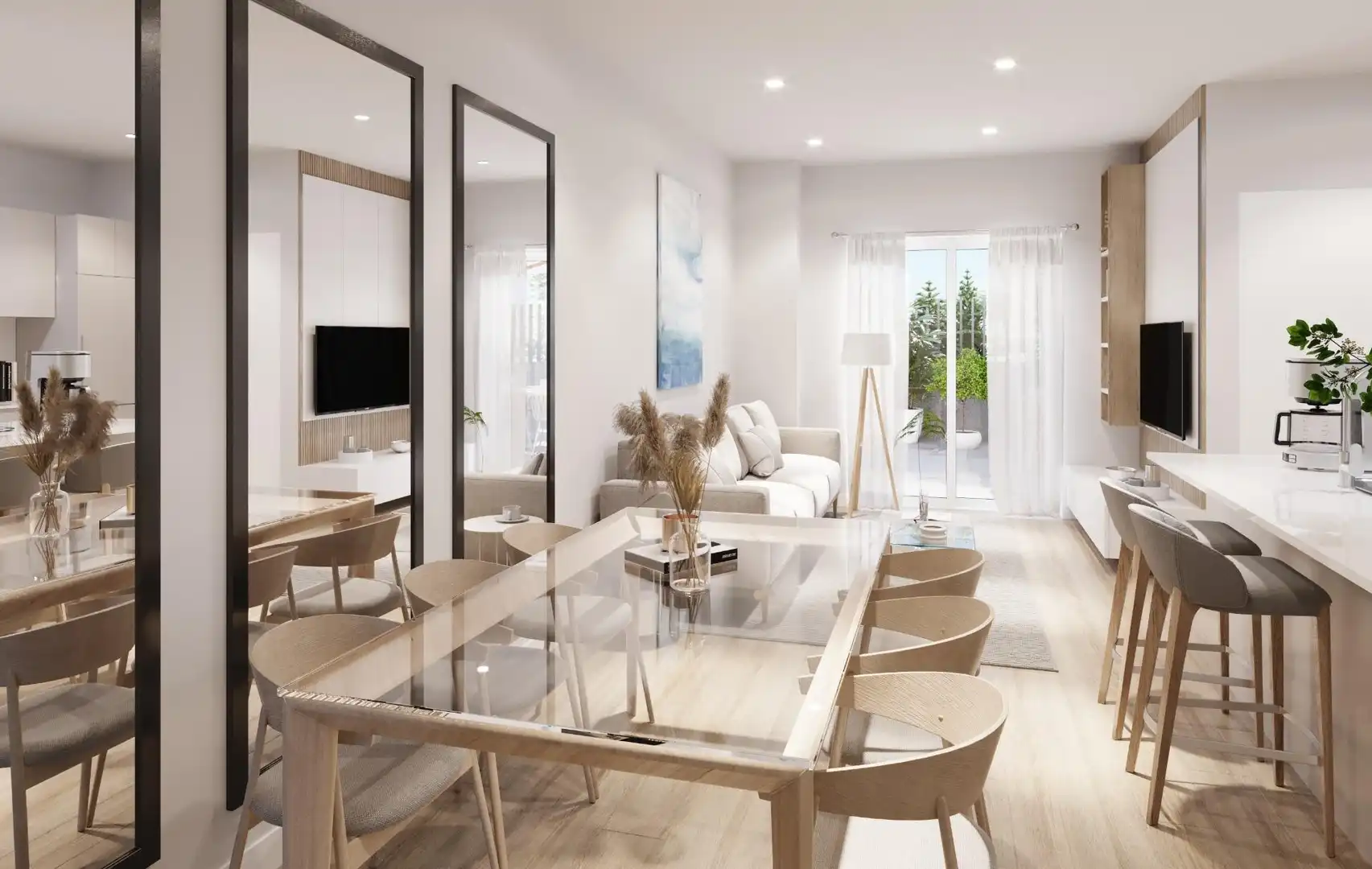 Sala de estar de Piso en venta en Son Servera con Balcón