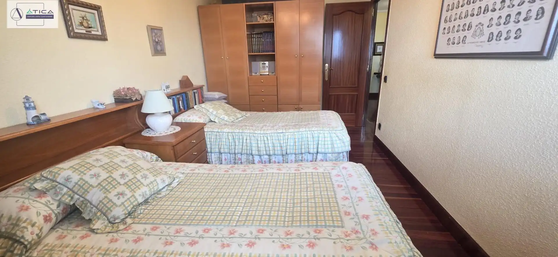 Bedroom of Flat for sale in Santander  with Heating, Terrace and Storage room