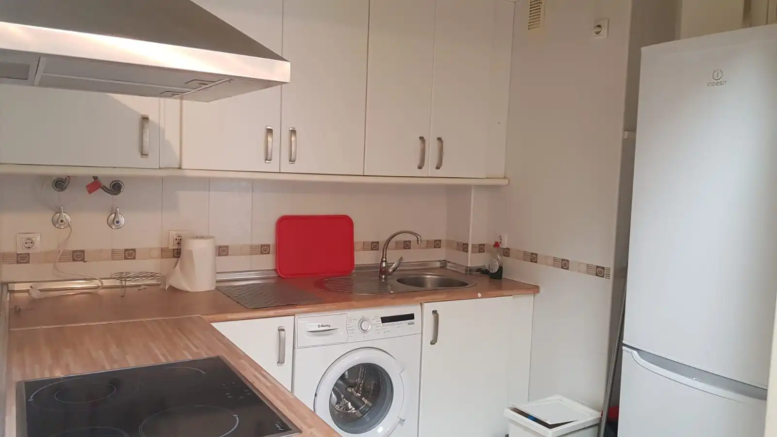 Kitchen of Apartments for rent in Málaga  with Air Conditioner, Furnished and Washing machine