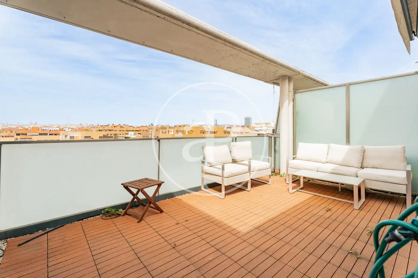 Terrace of Attic for sale in  Madrid Capital  with Air Conditioner, Heating and Private garden