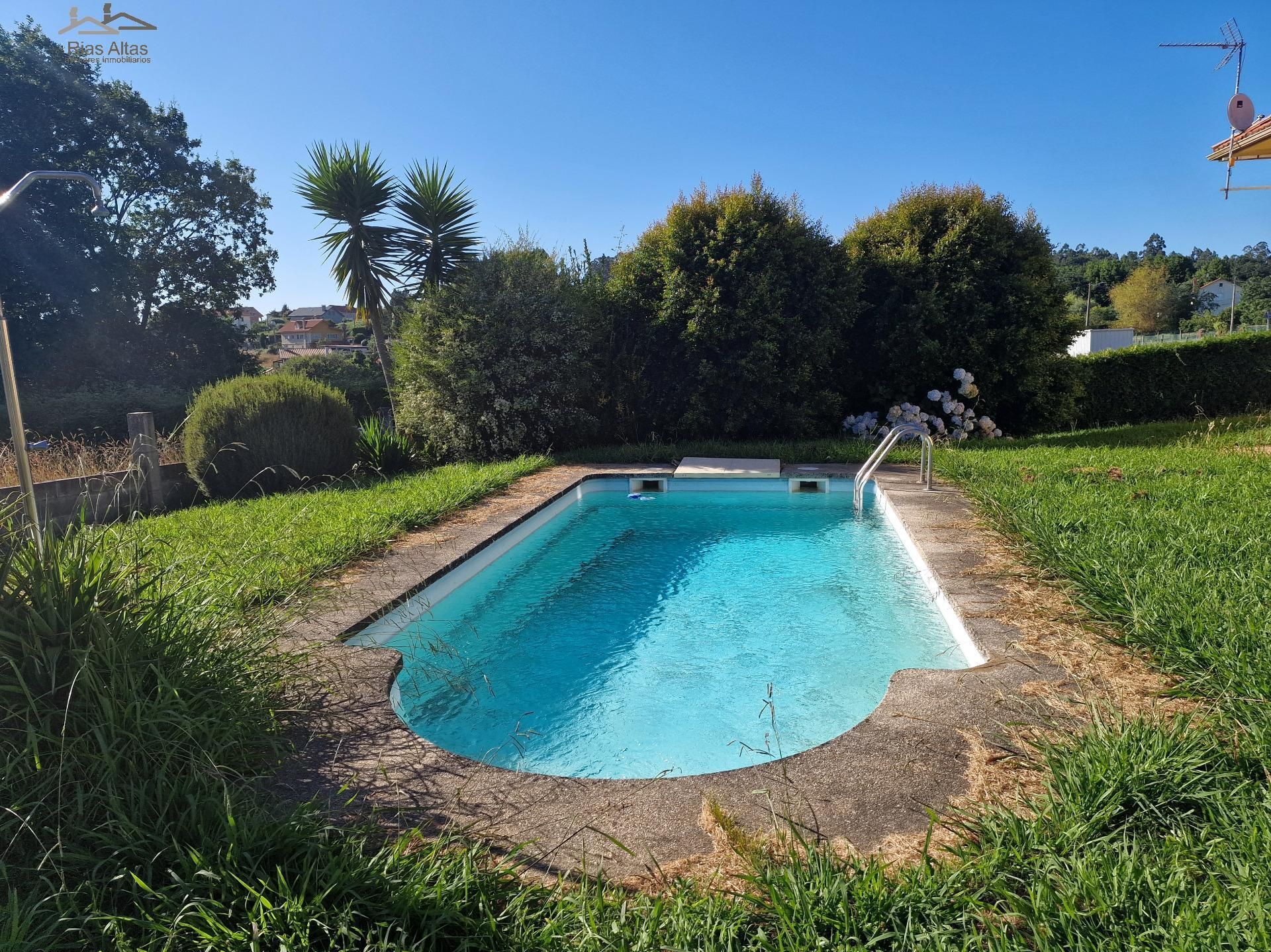 Piscina de Casa o xalet de lloguer en Bergondo amb Calefacció i Piscina