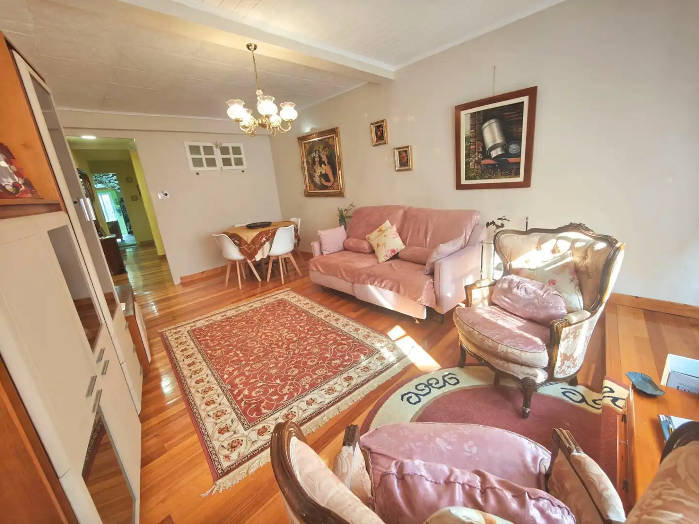 Sala de estar de Casa adosada en venta en Ortigueira con Trastero y Amueblado