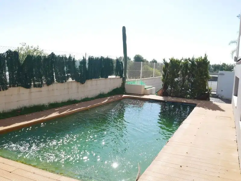 Piscina de Casa o xalet de lloguer en Polop amb Aire condicionat, Jardí privat i Terrassa