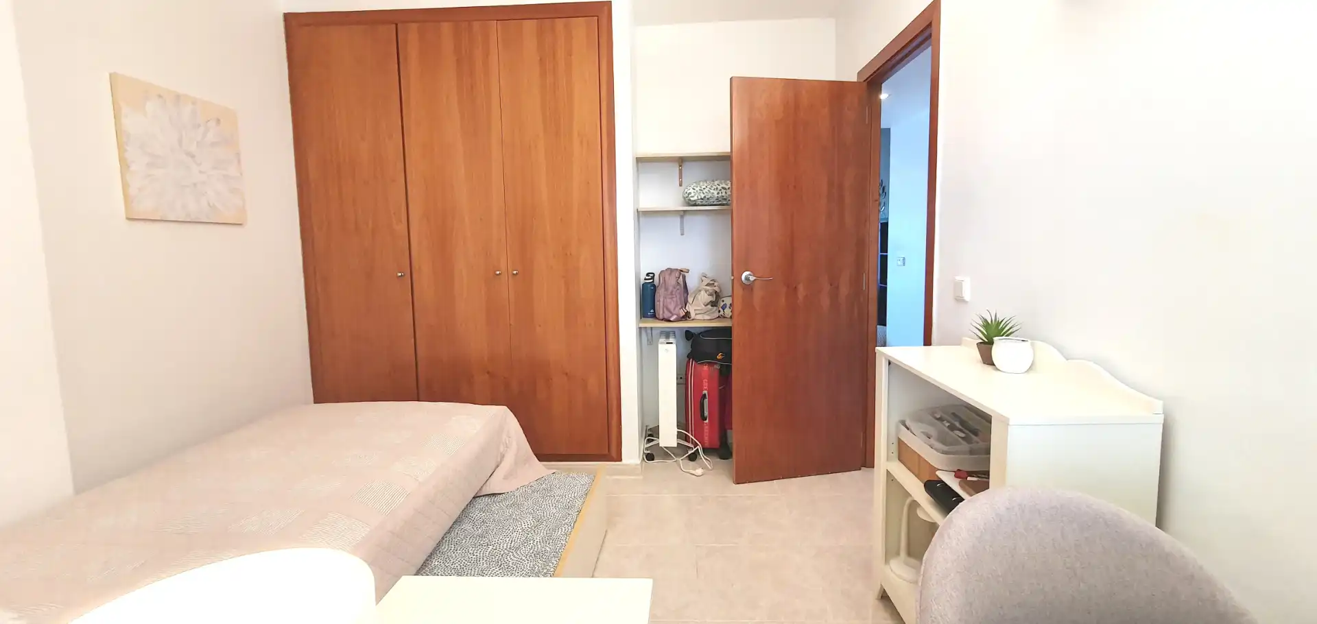 Bedroom of Apartments for rent in Dénia  with Air Conditioner, Heating and Terrace