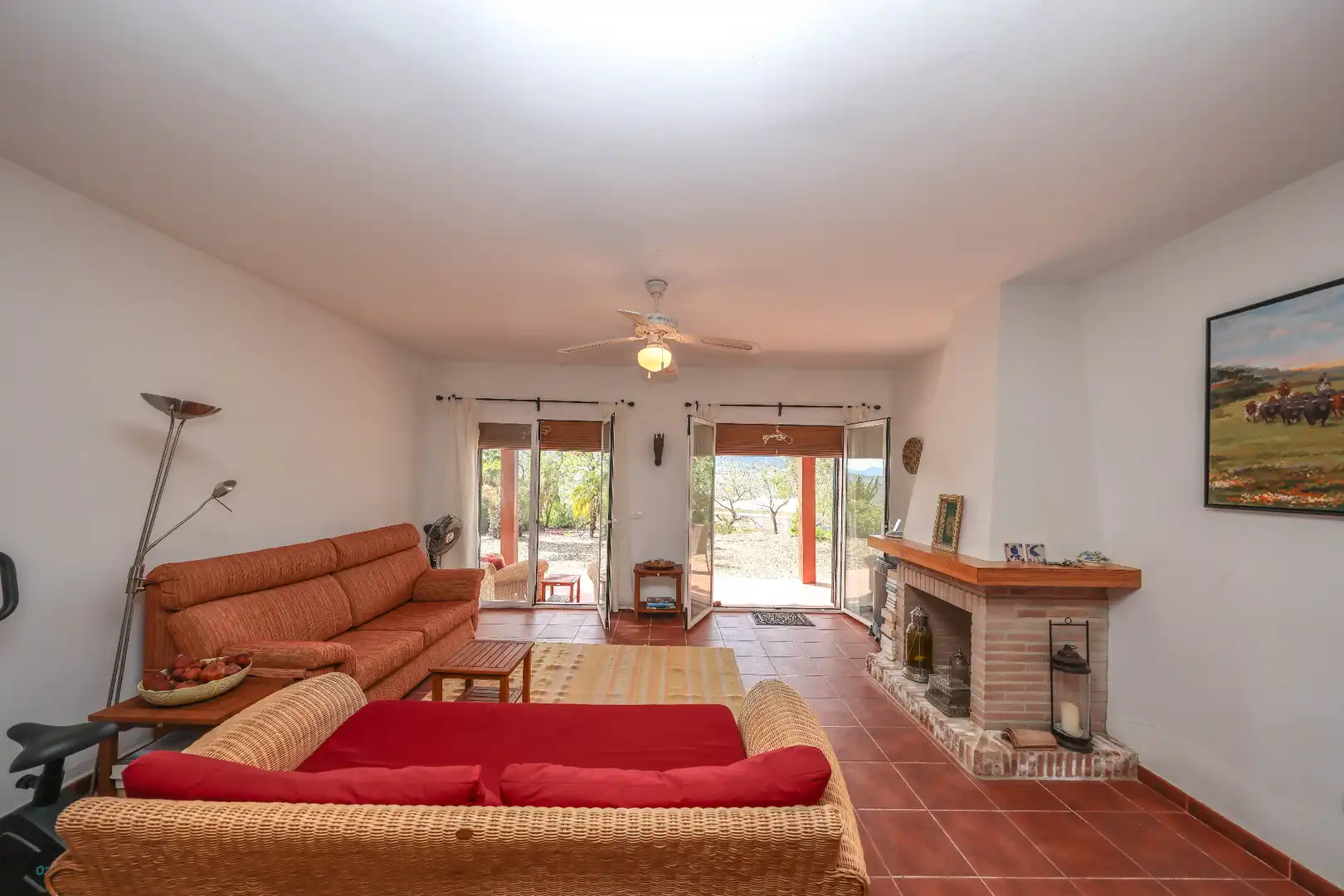 Living room of Houses for sale in Tolox  with Air Conditioner, Private garden and Swimming Pool