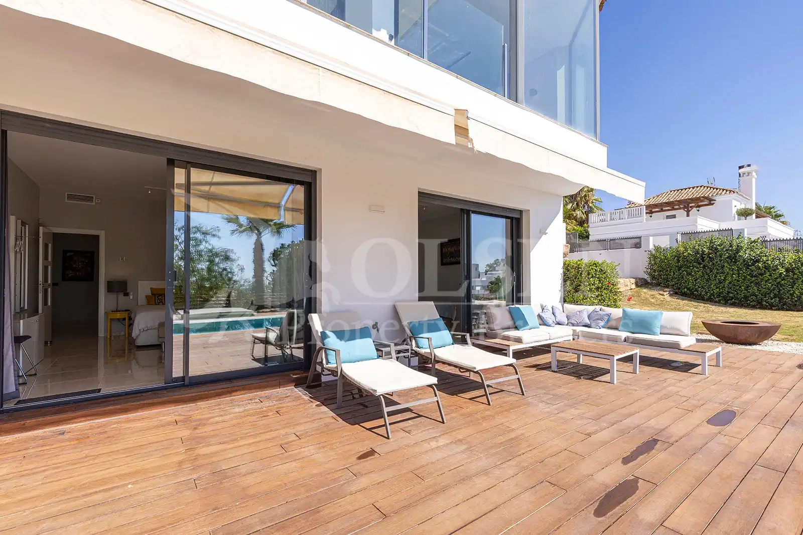 Terraza de Casa o chalet en venta en Estepona con Aire acondicionado, Calefacción y Jardín privado