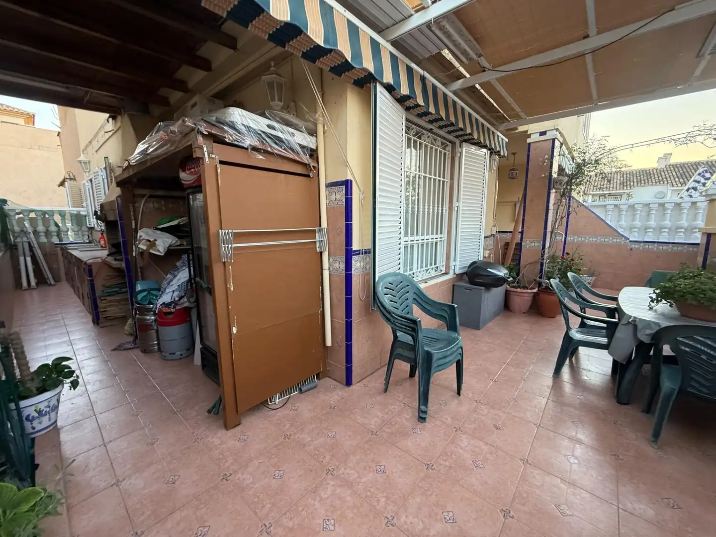Terraza de Casa o chalet de alquiler en Santa Pola con Aire acondicionado, Amueblado y Piscina comunitaria