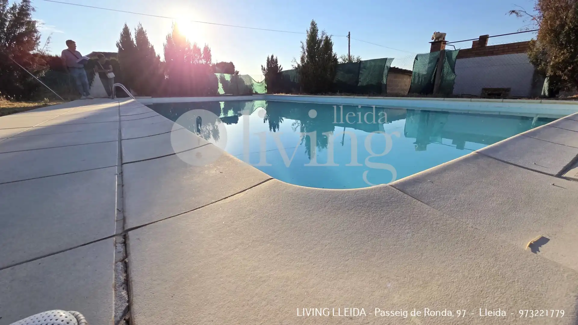 Swimming pool of Houses for sale in Lleida  with Air Conditioner, Heating and Private garden
