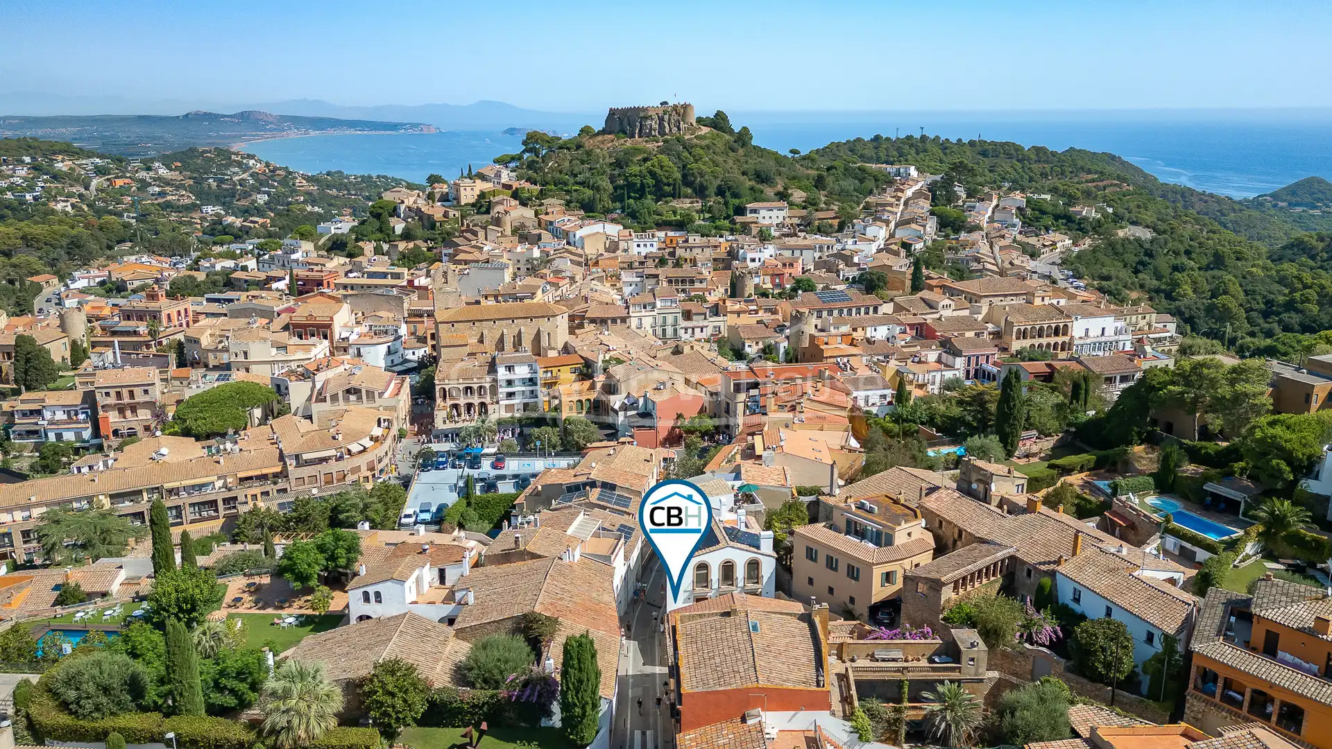 Exterior view of Apartments for sale in Begur  with Air Conditioner, Heating and Furnished