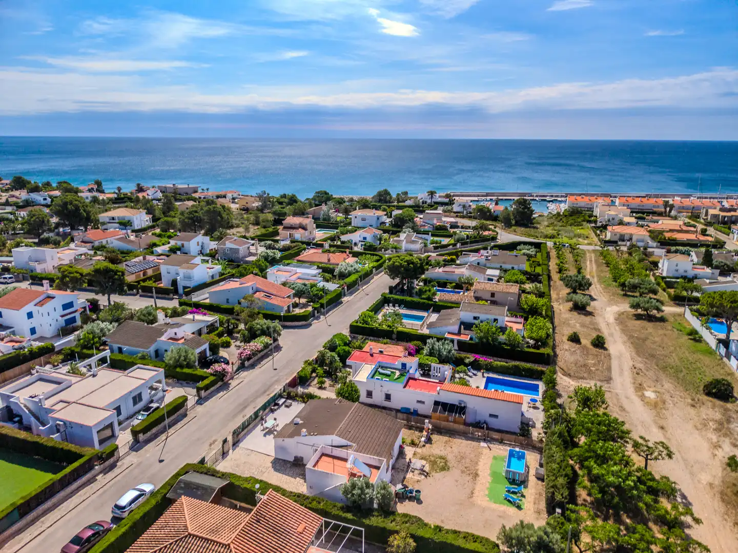 Exterior view of Houses for sale in L'Ametlla de Mar   with Air Conditioner, Heating and Private garden