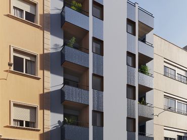 Pis d'obra nova amb balcó en venda a Carrer Acadèmia 5