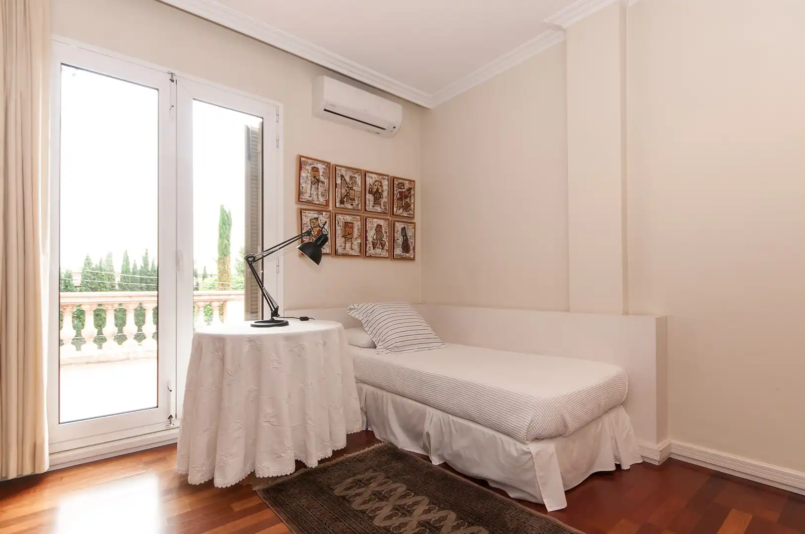 Bedroom of Houses for rent in Sant Just Desvern  with Air Conditioner, Heating and Terrace
