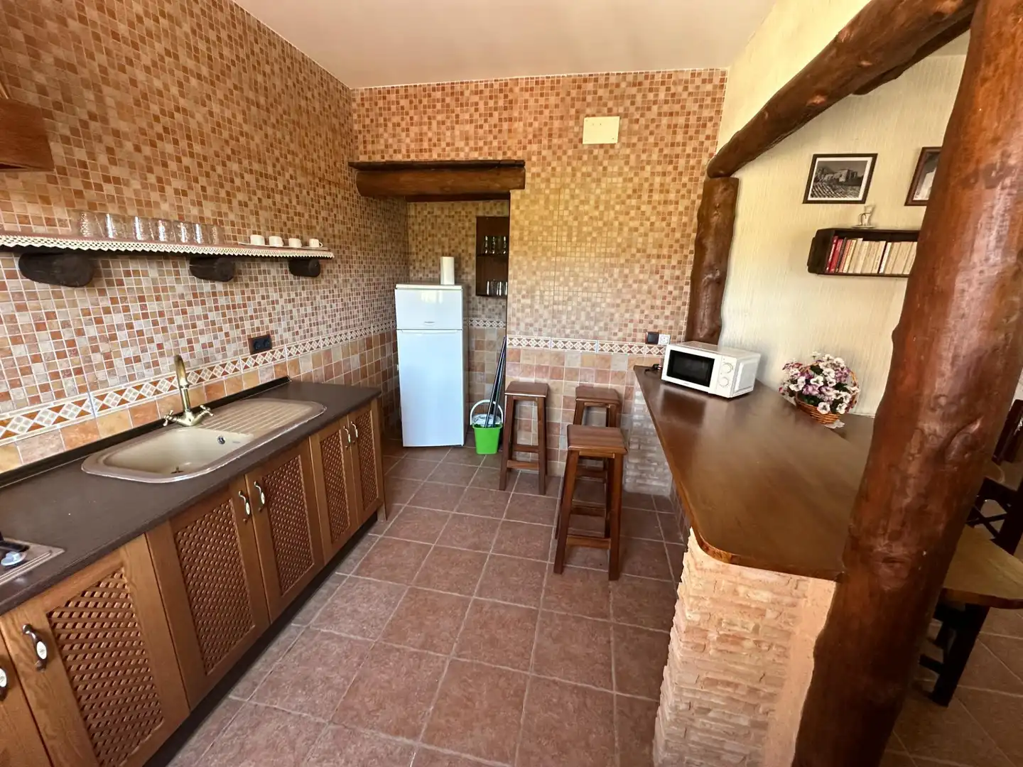 Kitchen of Houses for sale in Villar de Olalla  with Air Conditioner, Heating and Private garden