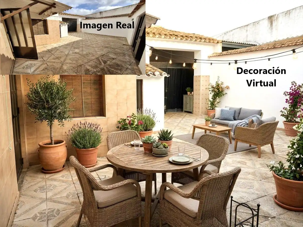 Terraza de Casa o chalet en venta en Montalvos, Albacete