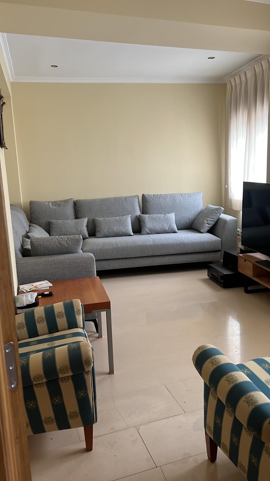 Wohnzimmer von Wohnung zum verkauf in Caudete de las Fuentes mit Klimaanlage, Heizung und Parkett