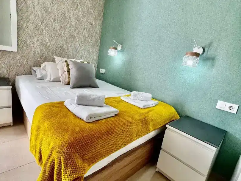 Bedroom of Flat for rent in Benalmádena  with Air Conditioner, Swimming Pool and Furnished