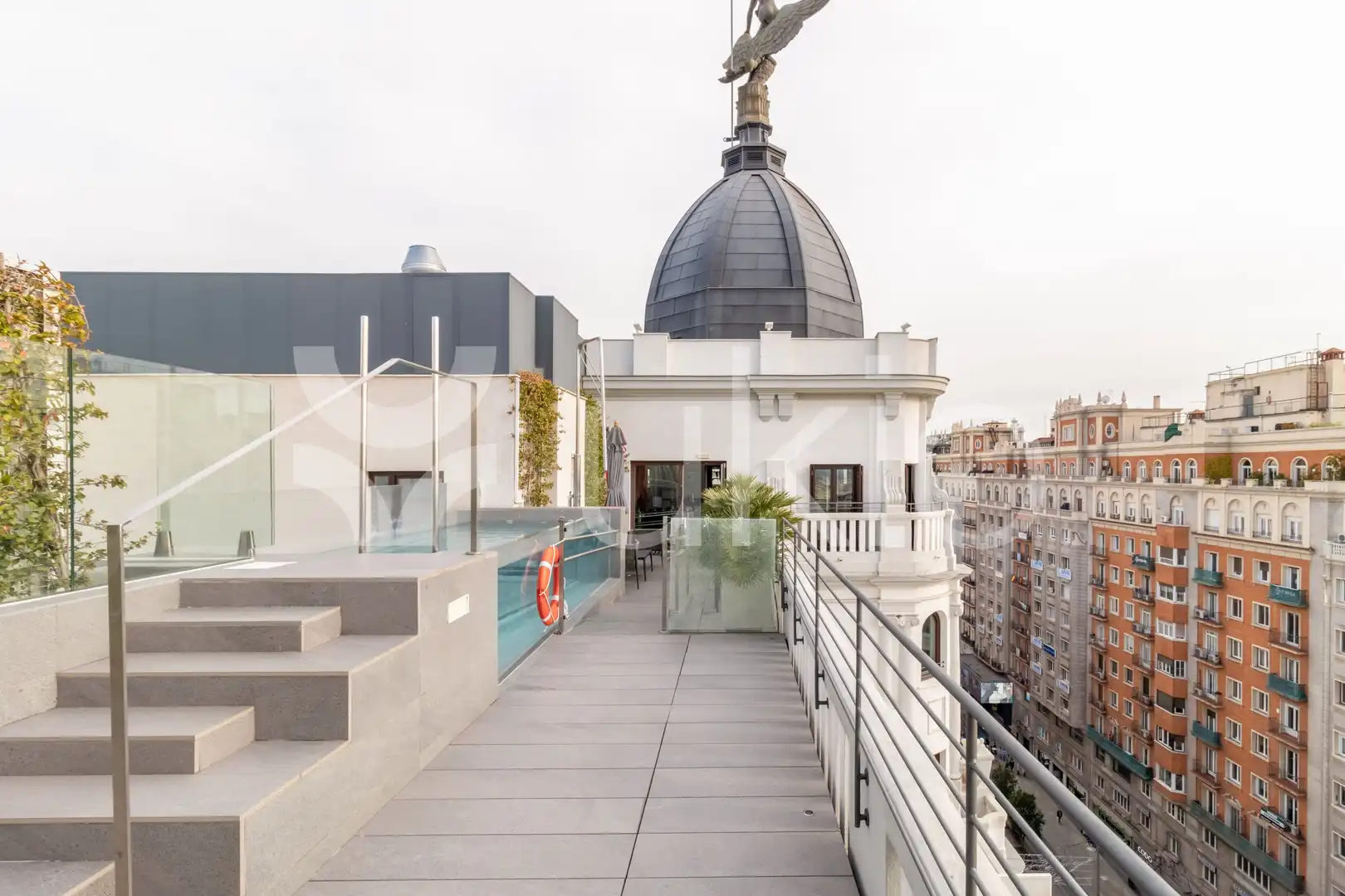 Terrace of Apartments for rent in Madrid  with Air Conditioner, Heating and Furnished