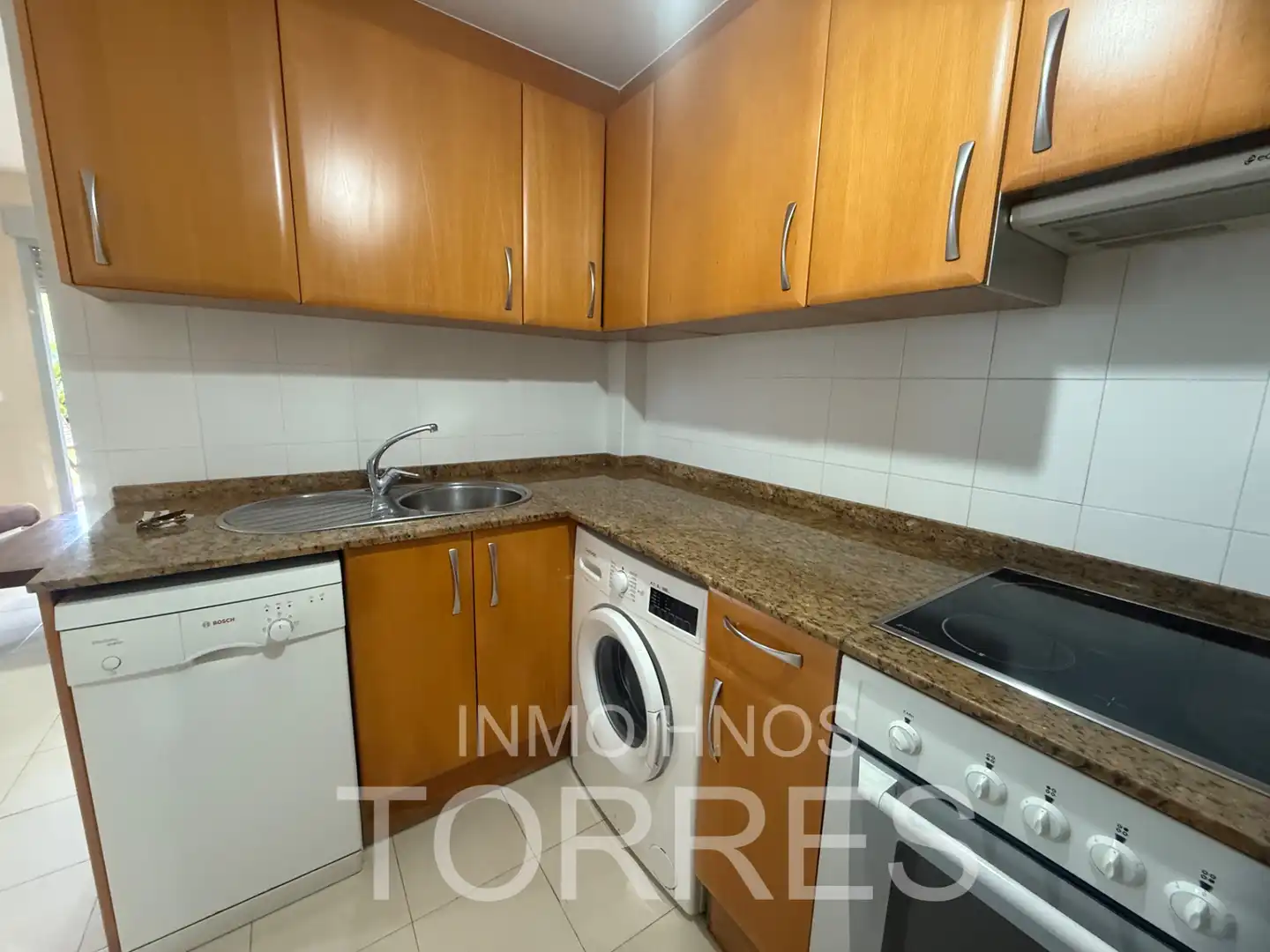 Cuina de Apartament en venda en Peñíscola / Peníscola amb Aire condicionat, Jardí privat i Terrassa
