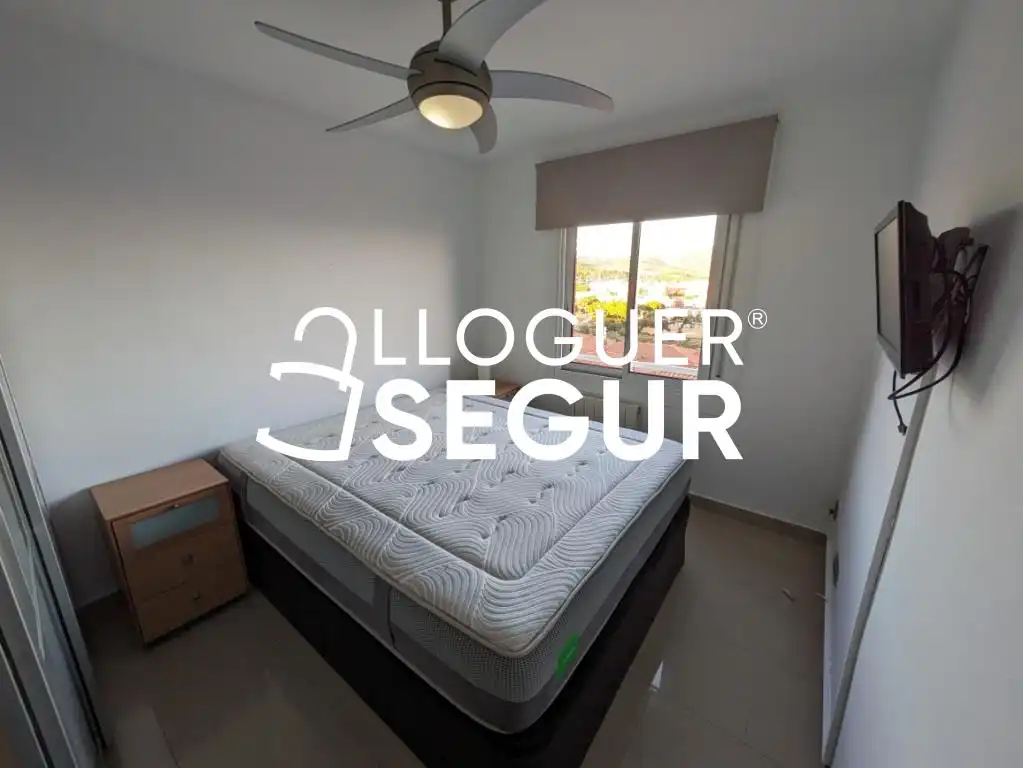 Schlafzimmer von Wohnung zur Miete in Montgat mit Klimaanlage, Heizung und Terrasse
