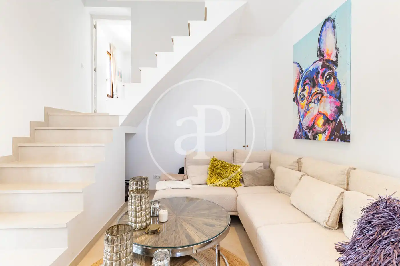 Sala de estar de Piso en venta en Sóller con Aire acondicionado, Calefacción y Jardín privado