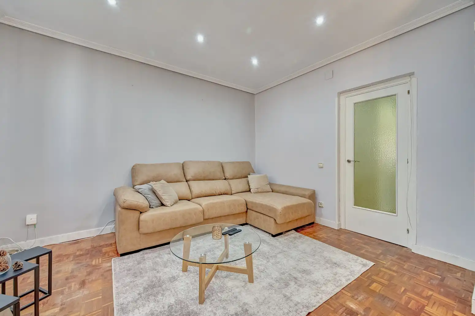 Living room of Flat for sale in Burlada / Burlata  with Heating and Parquet flooring