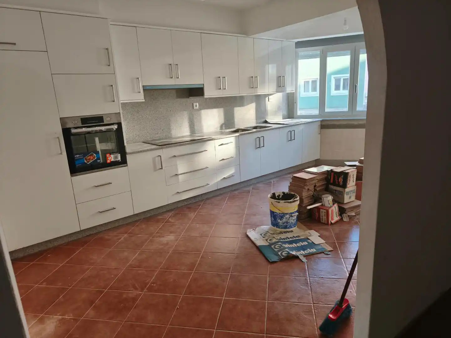 Kitchen of Flat for sale in Santa Comba