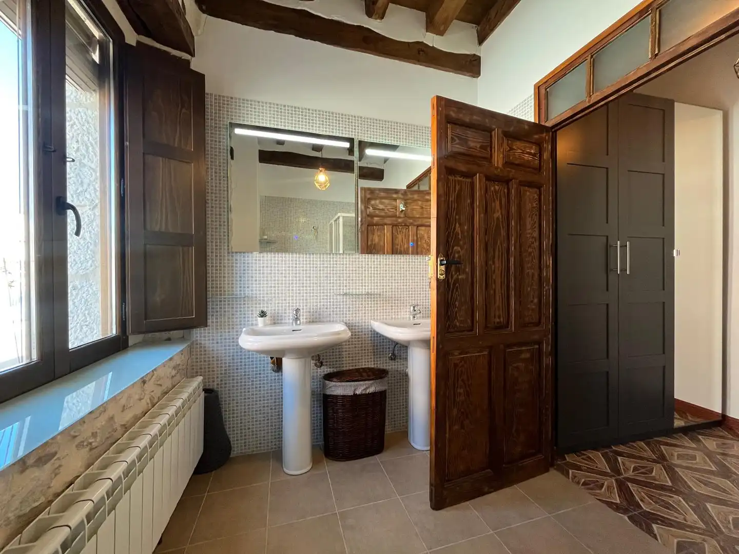 Baño de Casa o chalet en venta en La Parrilla  con Calefacción, Amueblado y Alarma