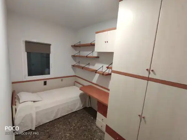 Schlafzimmer von Wohnung zur Miete in Barcelona mit Klimaanlage, Terrasse und Möbliert