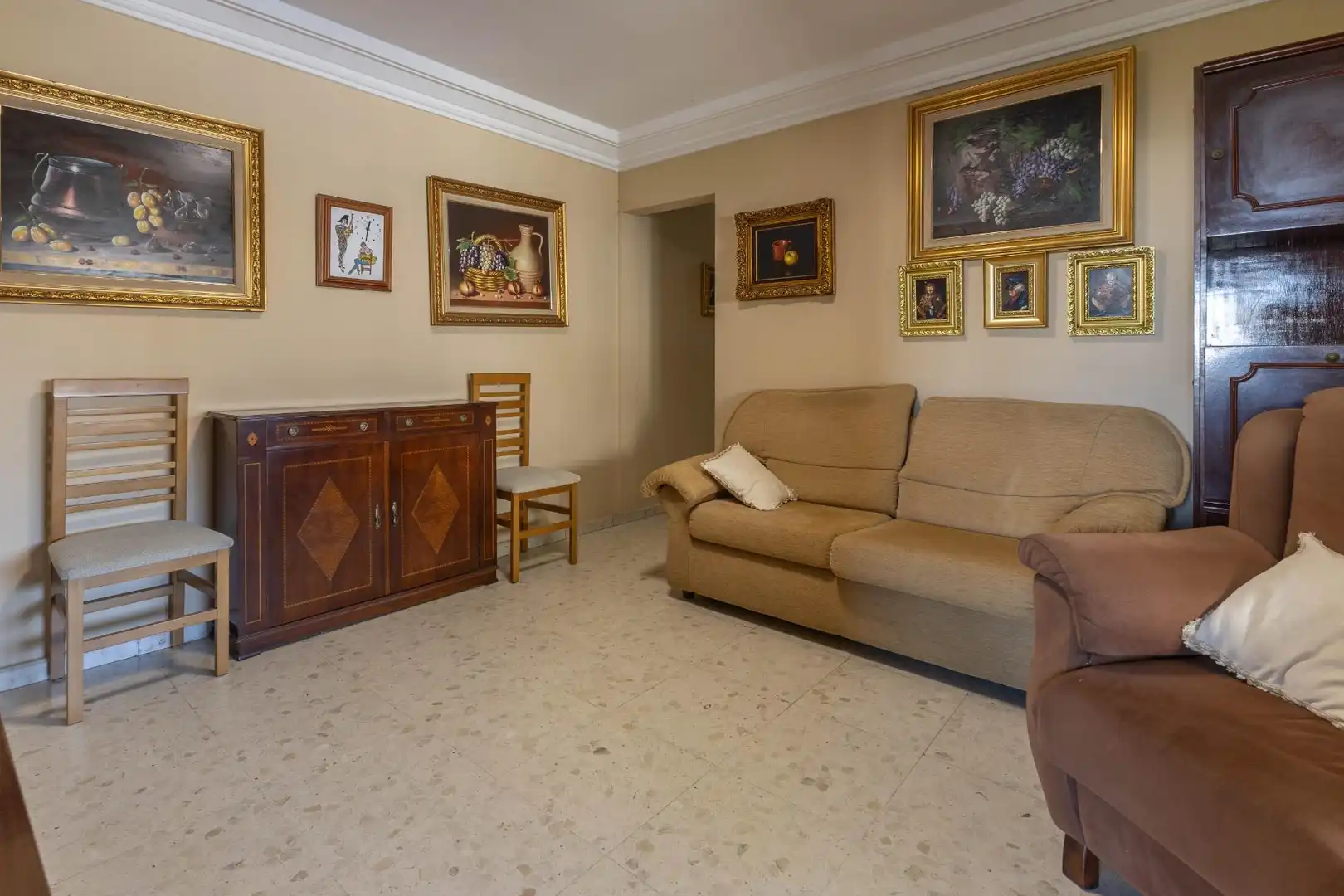Sala d'estar de Pis en venda en Jerez de la Frontera amb Aire condicionat i Moblat