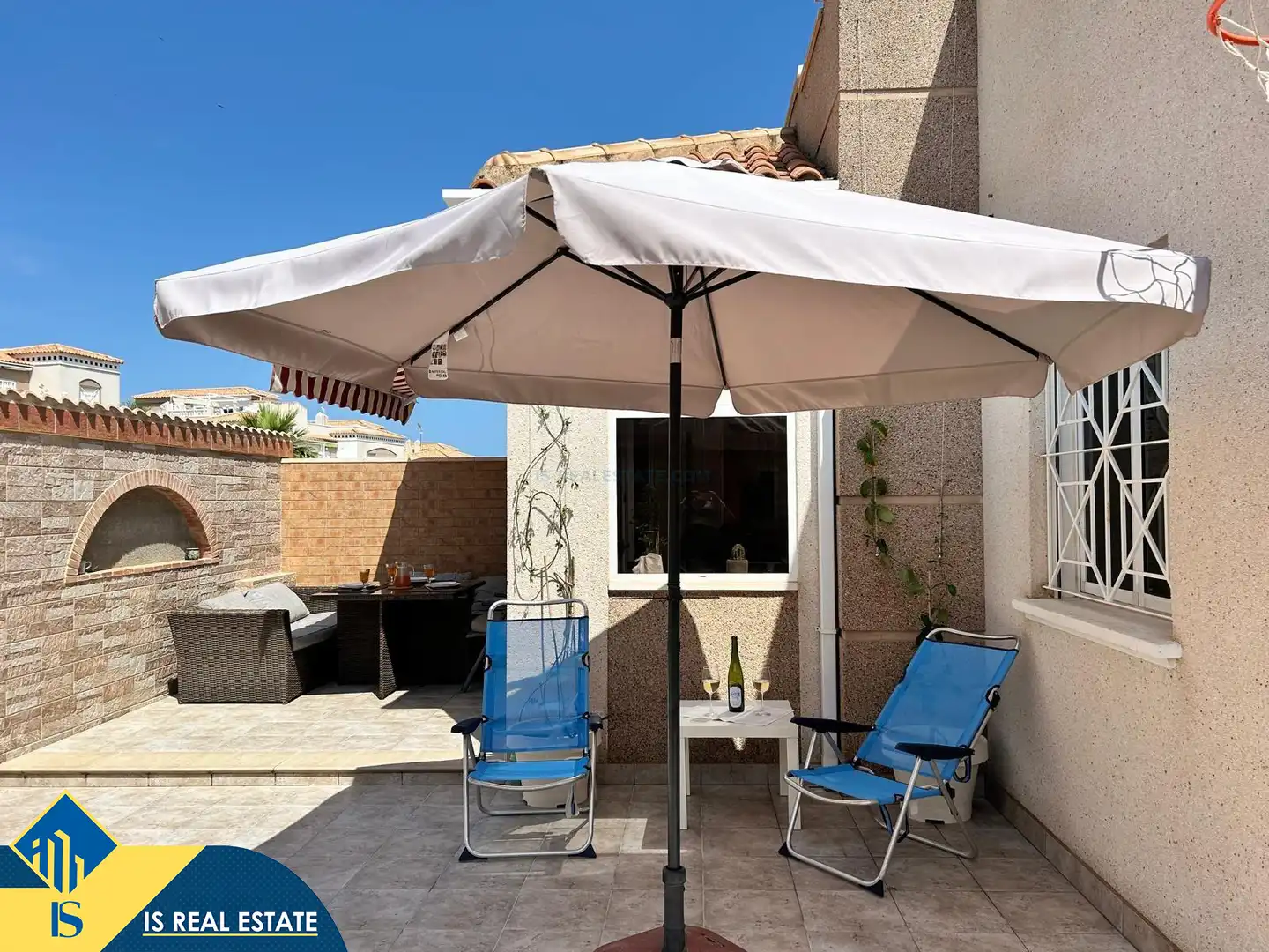 Terrassa de Casa adosada de lloguer en Torrevieja amb Aire condicionat, Calefacció i Jardí privat