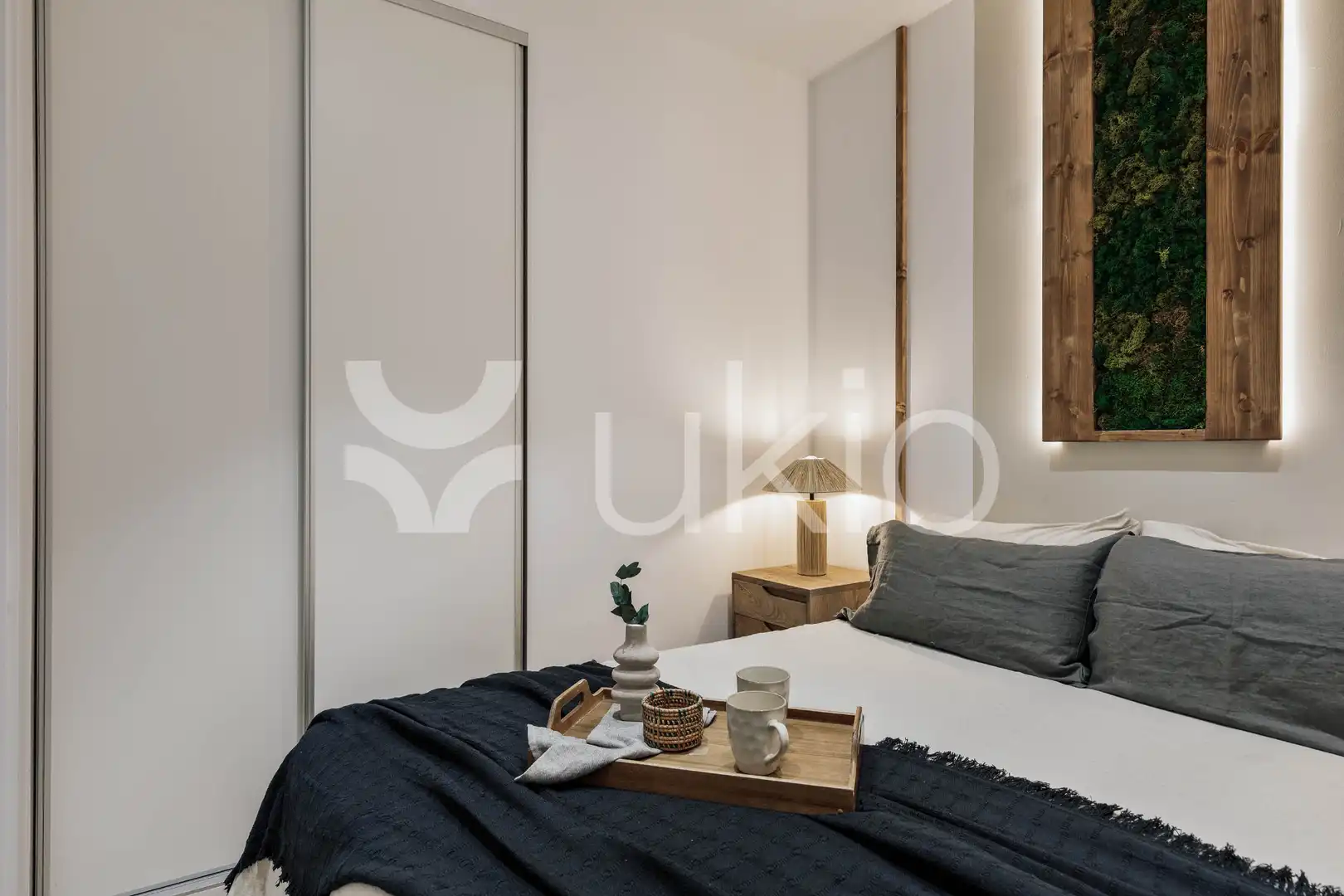 Habitación de Apartamento de alquiler en Barcelona con Aire acondicionado, Calefacción y Amueblado