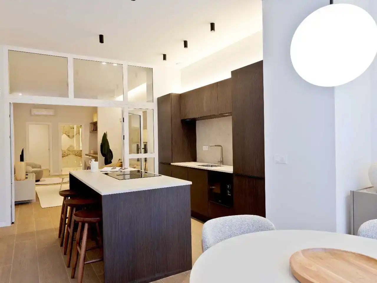 Cocina de Piso en venta en Valencia con Aire acondicionado, Jardín privado y Amueblado