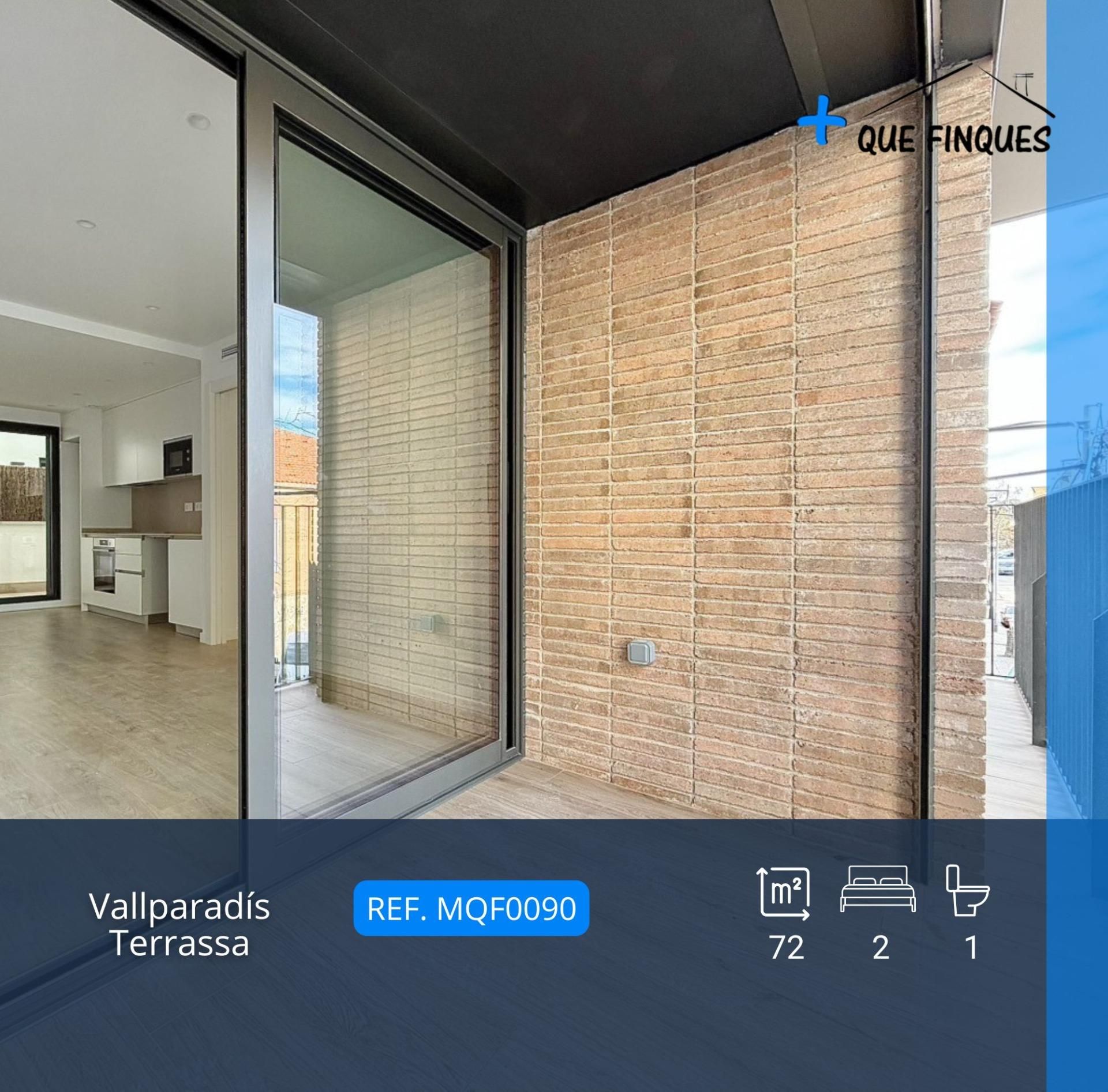 Terrassa de Pis de lloguer en Terrassa amb Parquet, Traster i Balcó