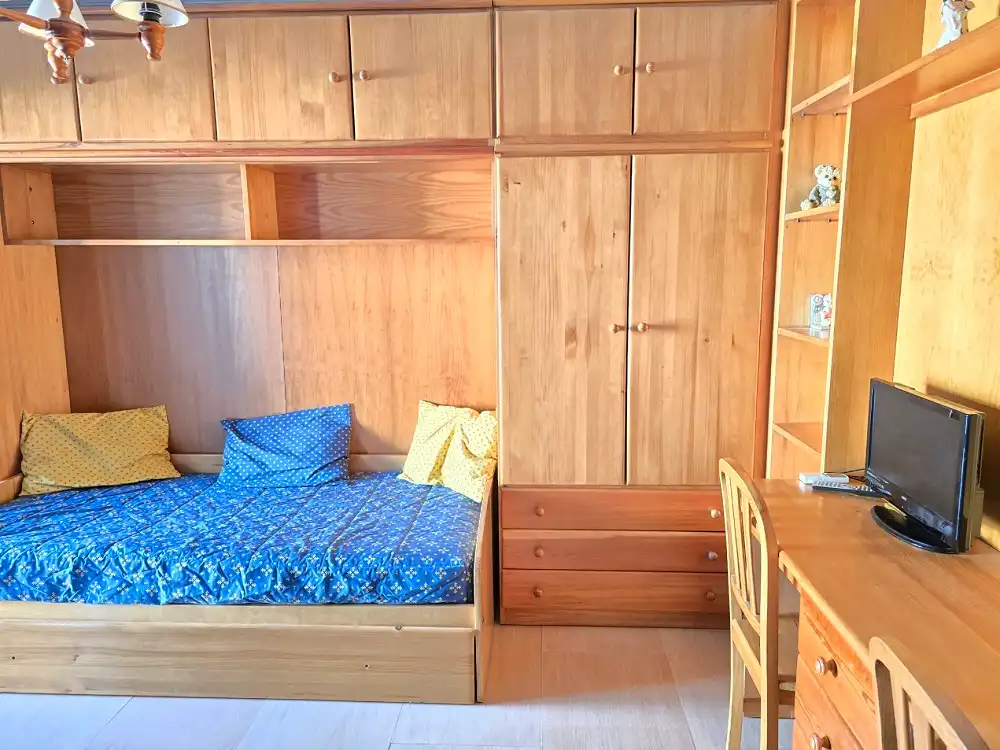 Schlafzimmer von Wohnung zum Verkauf in Brozas mit Klimaanlage, Terrasse und Möbliert
