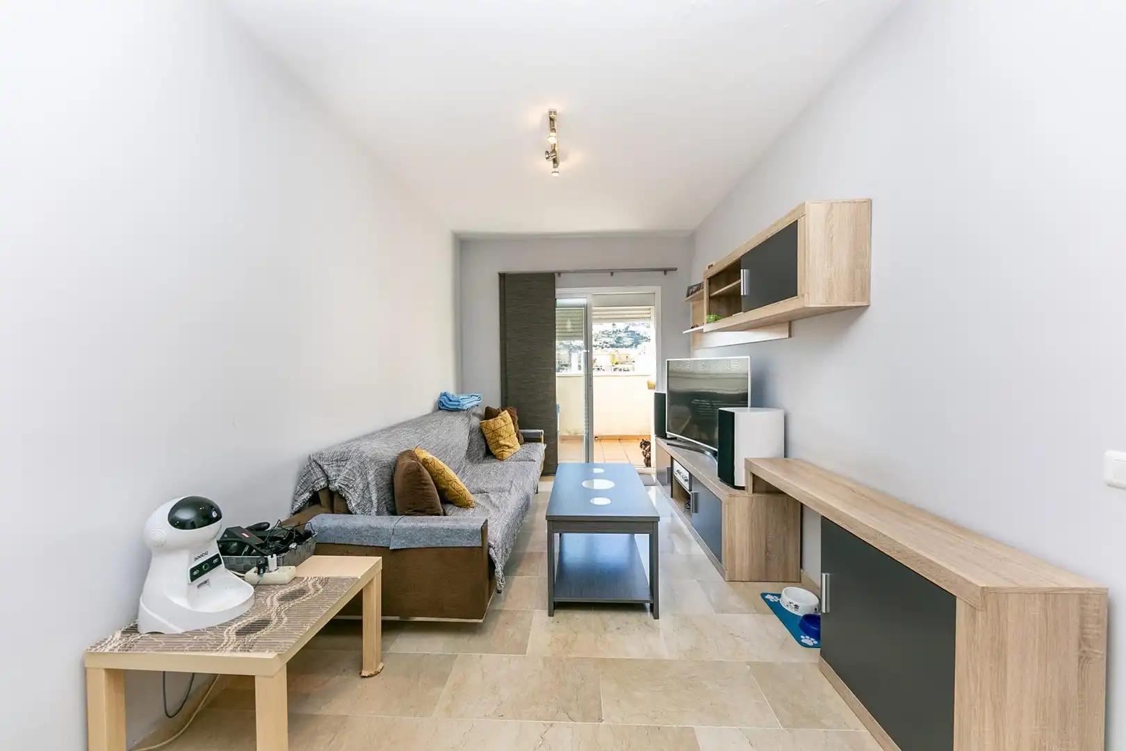 Sala de estar de Dúplex en venta en Benalmádena con Aire acondicionado, Calefacción y Jardín privado