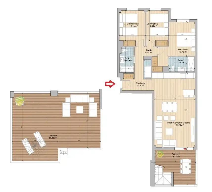 Penthouse with pool for sale in Calle MENTA, imagen 15
