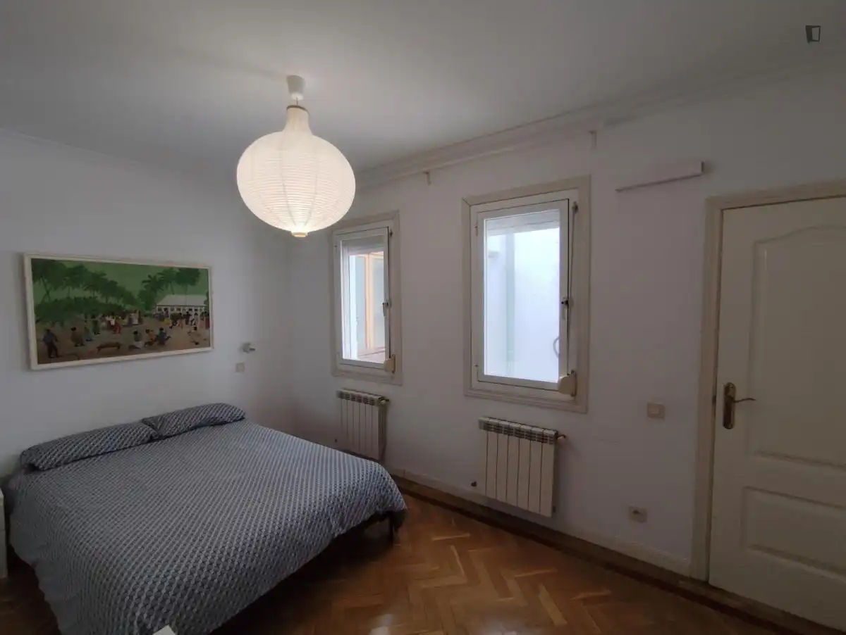 Habitación de Apartamento de alquiler en Madrid con Aire acondicionado, Amueblado y Horno
