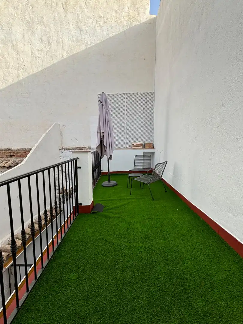 Balcony of Houses for share in Jaén  with Air Conditioner, Private garden and Terrace